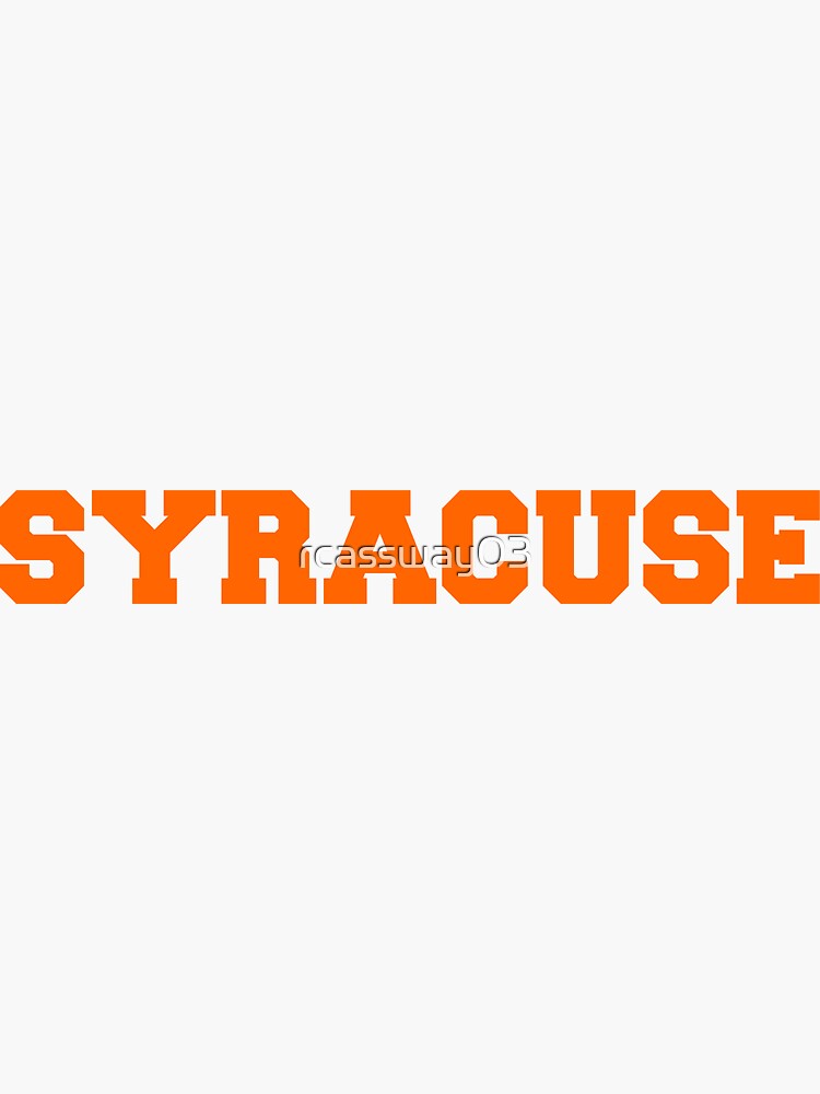 Syracuse, Cute College Cut Off Tank Top
