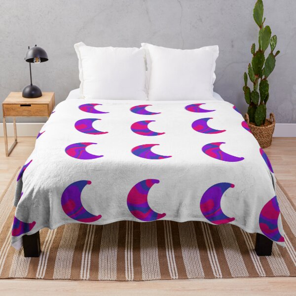 Item preview, Cute Moons - Bisexual Pride Flag designed and sold by GhostLonging.
