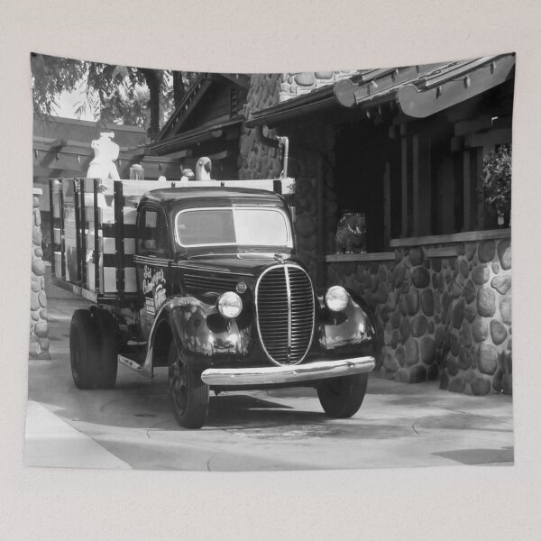Item preview, Vintage Black Truck  designed and sold by Ksaavet.