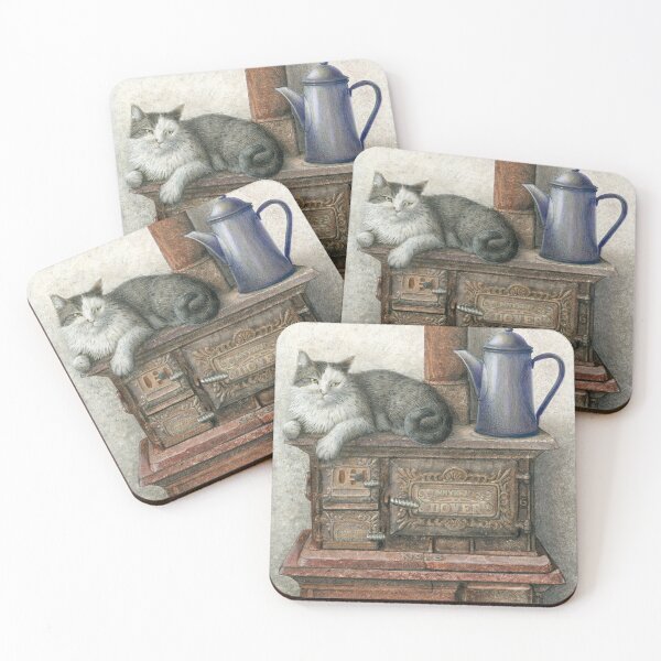 Item preview, Cat keeping warm designed and sold by Katharina Lausche.