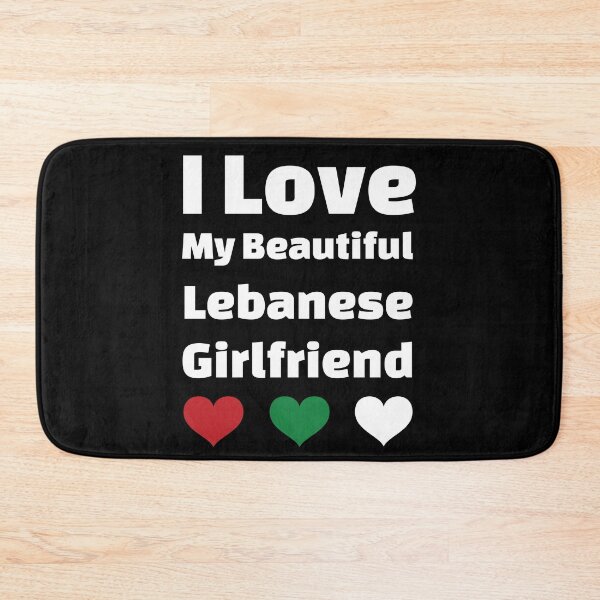 Aperçu de l'œuvre J'aime ma belle petite amie libanaise - Petite amie libanaise créée et vendue par DiceNLDesigns.