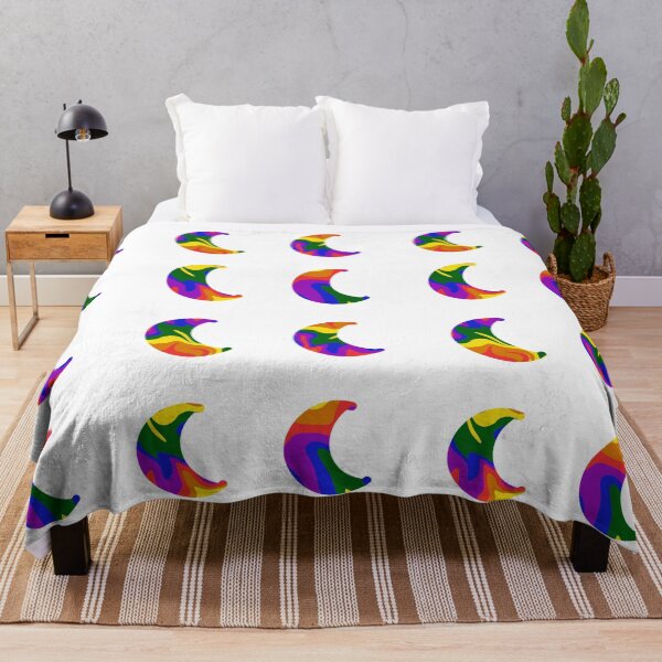 Item preview, Cute Moons - Gay Pride Flag designed and sold by GhostLonging.