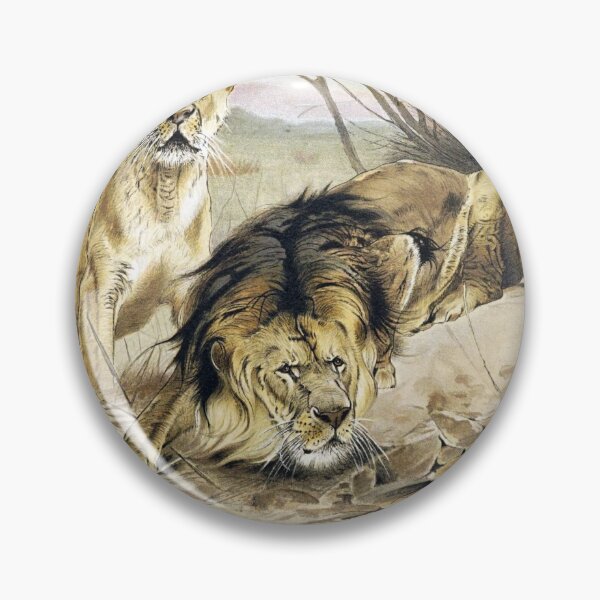 Item preview, Lion and Lioness designed and sold by redoARTstore.