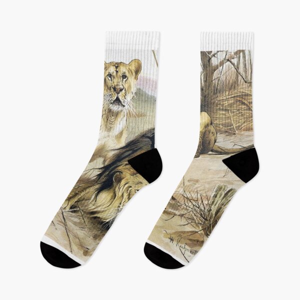 Item preview, Lion and Lioness designed and sold by redoARTstore.