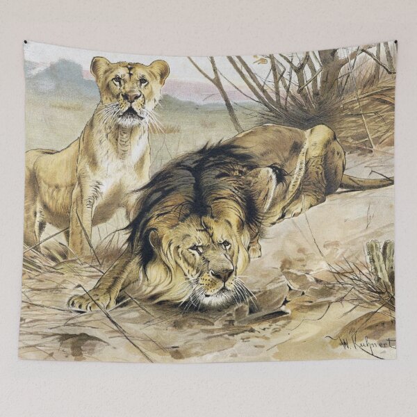 Item preview, Lion and Lioness designed and sold by redoARTstore.