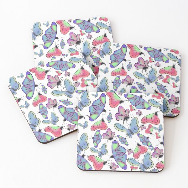 Item preview, Butterflies in White designed and sold by Teresa Lopez-Jones.