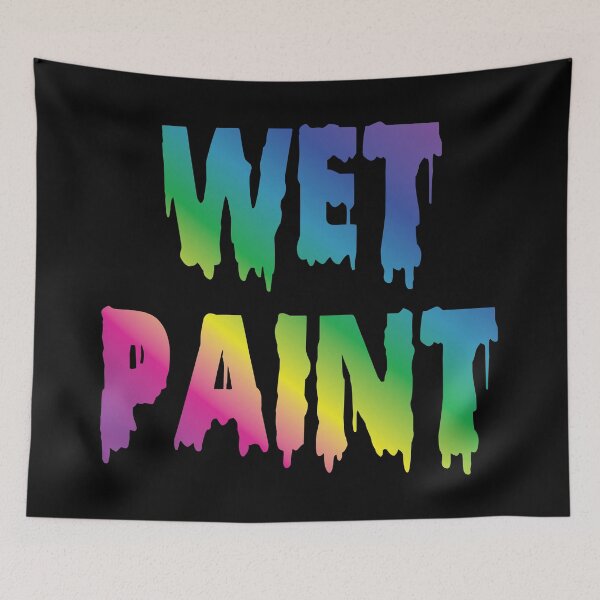 Item preview, Wet Paint Graffiti Colorful designed and sold by TravelScientist.