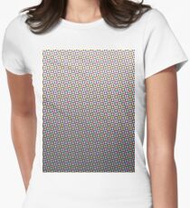 Colour Halftone Women's Fitted T-Shirt