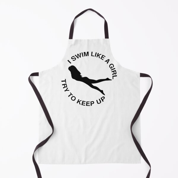 Item preview, I Swim Like A Girl Try To Keep Up Open water swimming designed and sold by Piztees.