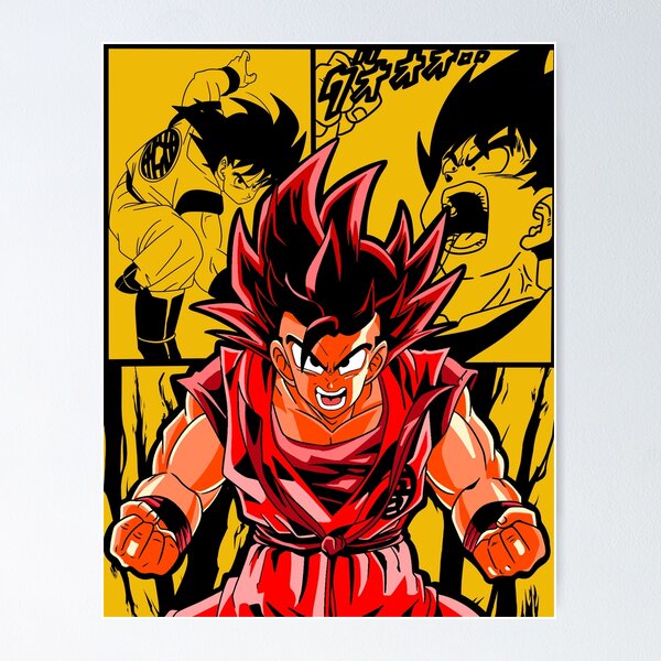 Goku Jubai Kaioken SS Blue Jigsaw Puzzle by AbdeeFactory