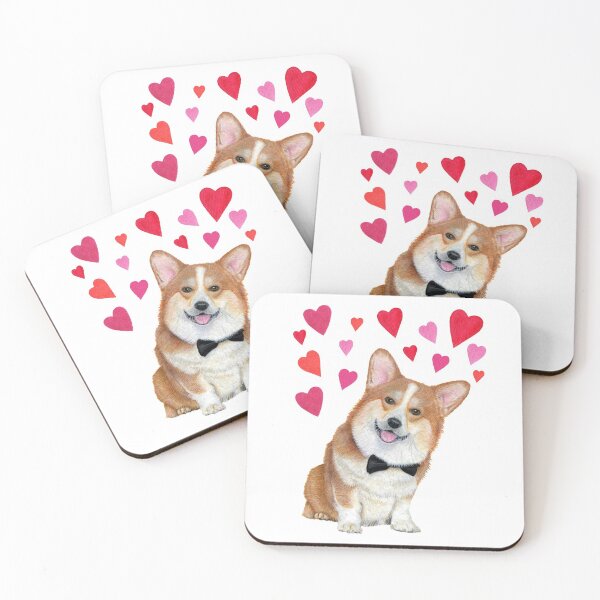 Item preview, Corgi Hearts designed and sold by elameladesigns.