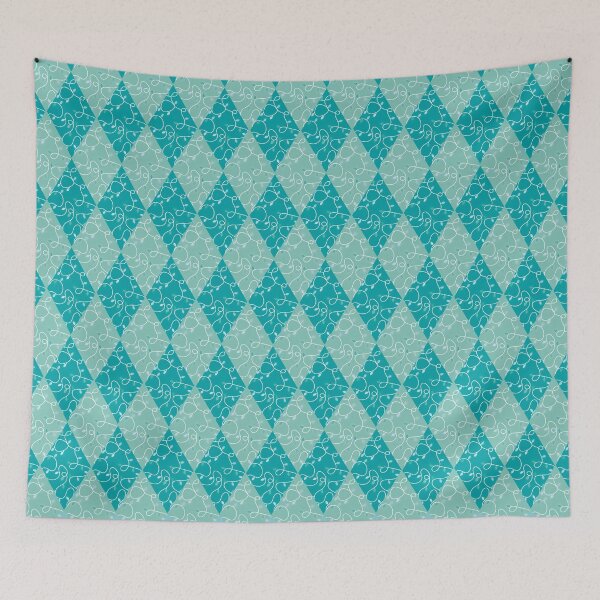Item preview, Lovely green diamons pattern  designed and sold by myseptember18th.