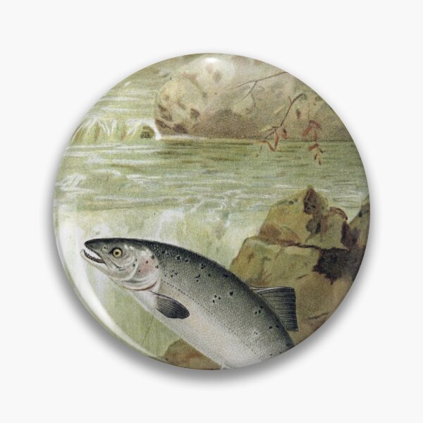 Item preview, A Salmon Leap designed and sold by redoARTstore.