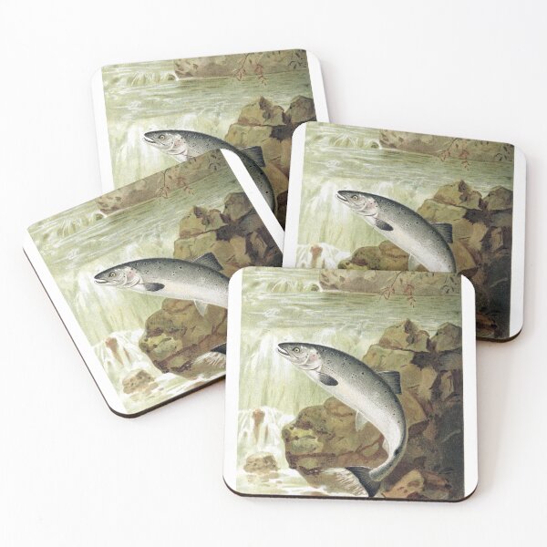 Item preview, A Salmon Leap designed and sold by redoARTstore.