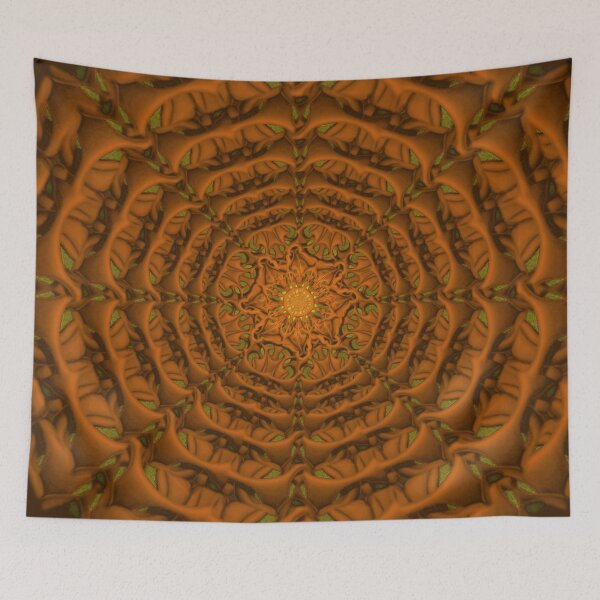 Item preview, Bee Bloom Mandala 14 Sunrise nature flower pattern designed and sold by bryansteward.