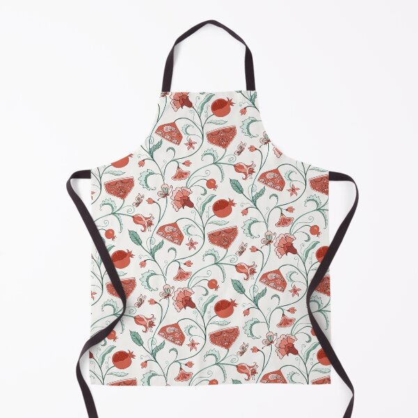 Uyghur Doppa floral print Apron