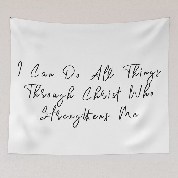 Item preview, I Can Do All Things Through Christ Who Strengthens Me designed and sold by KAFDESIGN.