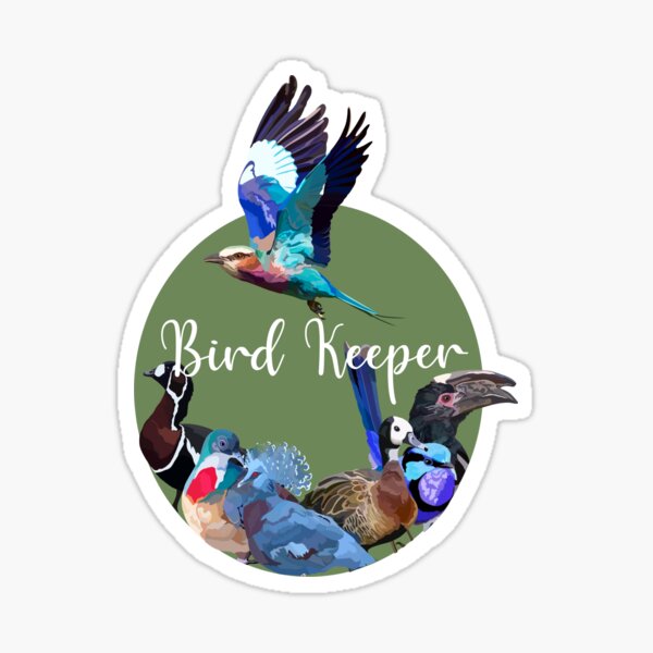 Item preview, B is for Bird Keeper  designed and sold by thezoogirl.