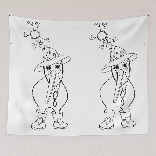 Item preview, Kiwi in Love designed and sold by Linda Bassett.