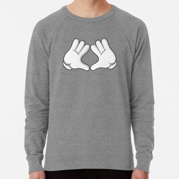 Mickey Mouse Hands Hoodies Sweatshirts for Sale Redbubble