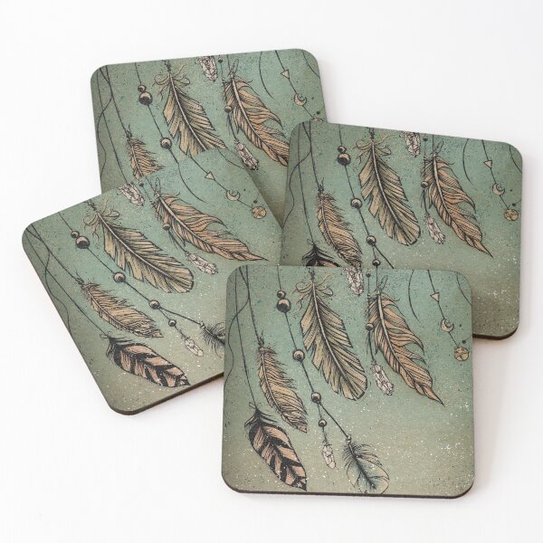 Item preview, Boho feathers designed and sold by Littlebadwren.