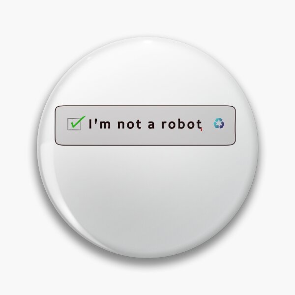Item preview, I'm not a robot designed and sold by Gnfree.