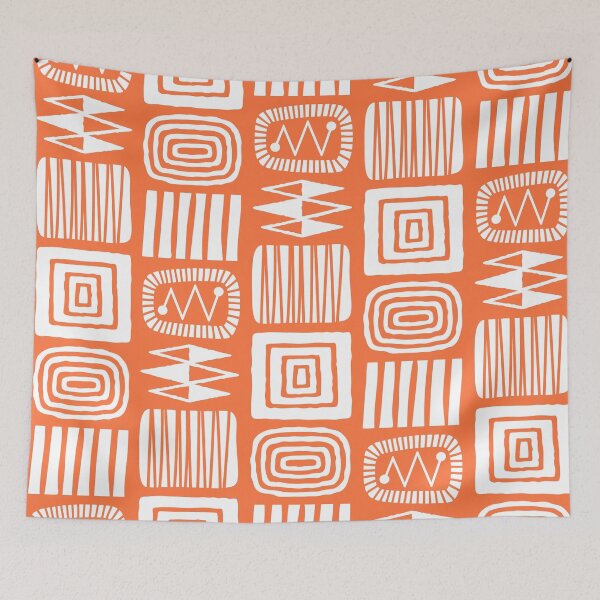 Item preview, Retro Mid Century Modern Check Pattern 771 designed and sold by tonymagnerart.