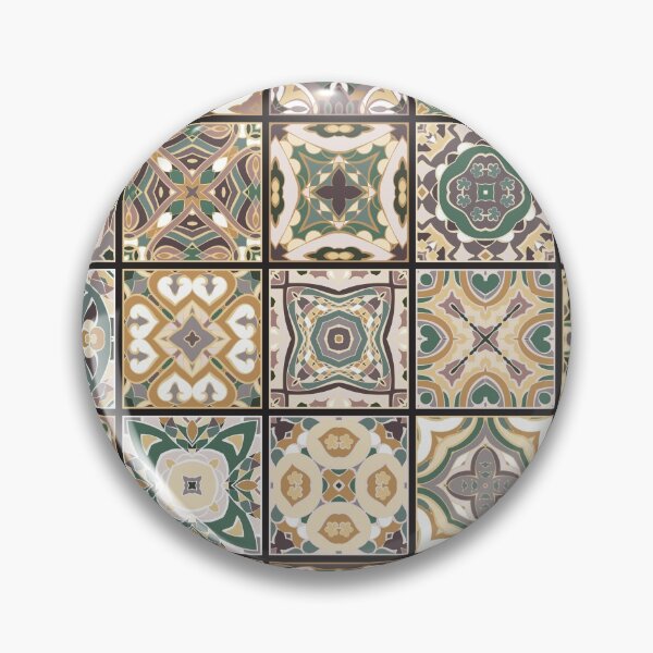 Item preview, Mosaic tile tribal pattern designed and sold by IrinaGuArt.