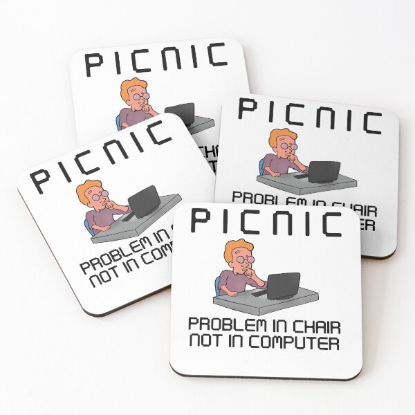 Item preview, PICNIC Problem In Chair Not In Computer Hacker designed and sold by Mesyo.