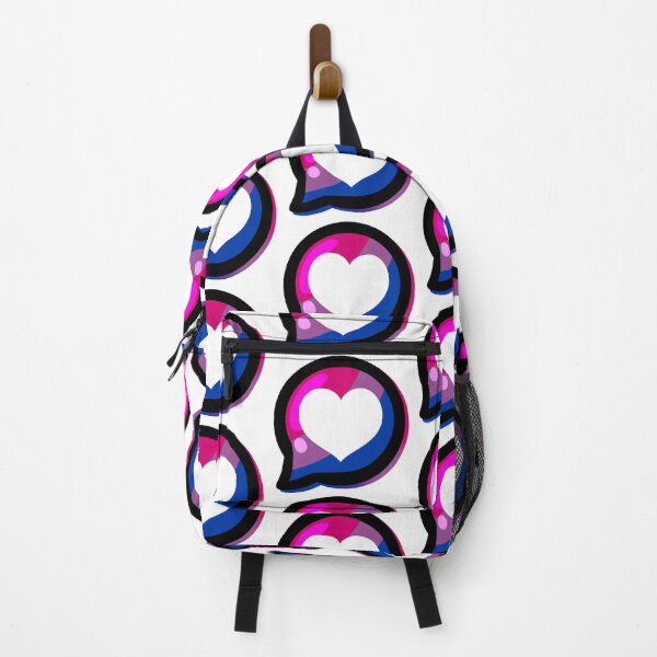 Item preview, LGBTQ+ Pride Heart Speech Bubble - Bisexual designed and sold by leashonlife.