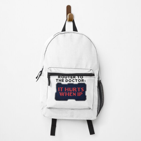 Item preview, Router to Doctor: It Hurts When IP Funny Hacker designed and sold by Mesyo.