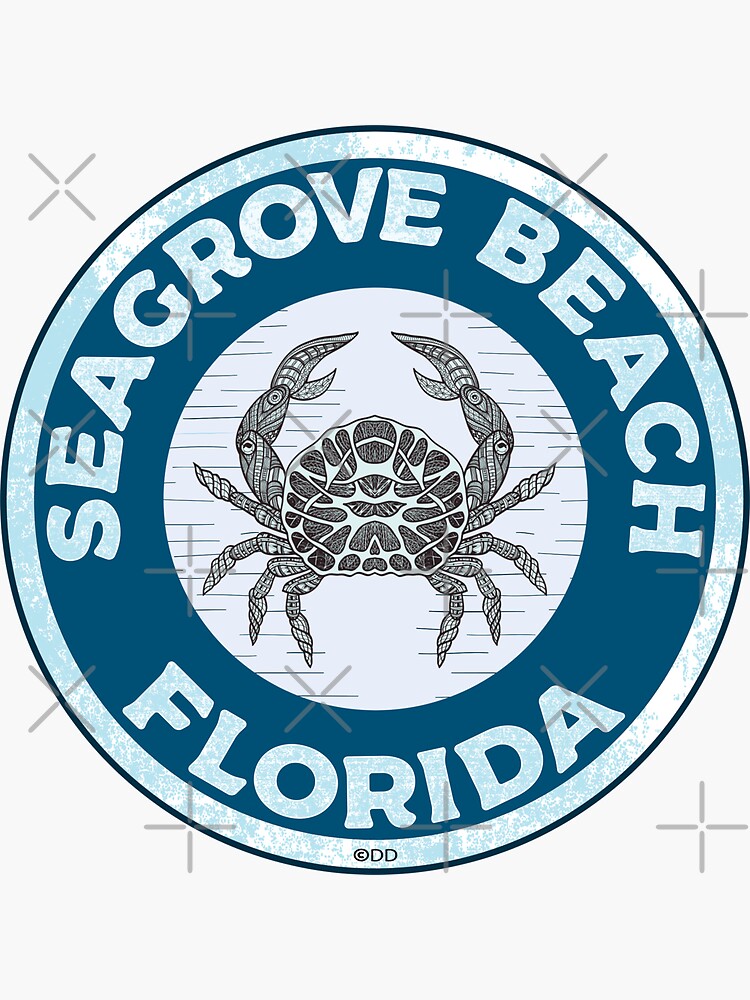 "Seagrove Beach Florida Crab 30A 30 A Emerald Coast Walton County