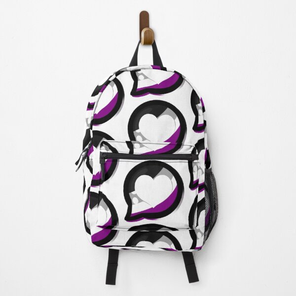 Item preview, LGBTQ+ Pride Heart Speech Bubble - Asexual designed and sold by leashonlife.