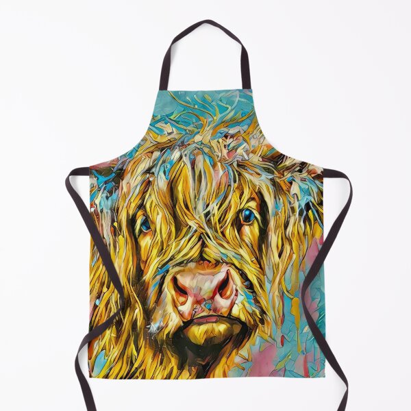 Artikelvorschau, Highland Cow Digital Artwork entworfen und verkauft von davidelder.