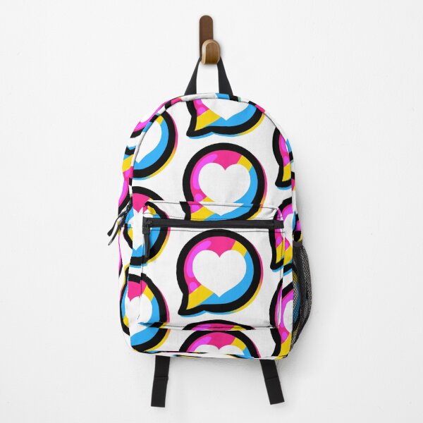 Item preview, LGBTQ+ Pride Heart Speech Bubble - Pansexual designed and sold by leashonlife.