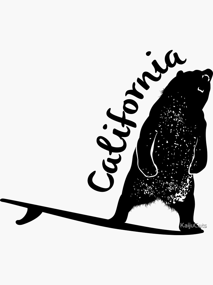 Cali Surfer Bear by KaijuCats