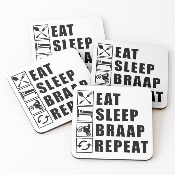 Artikelvorschau, Eat Sleep Braap Repeat entworfen und verkauft von Adel Qasem.