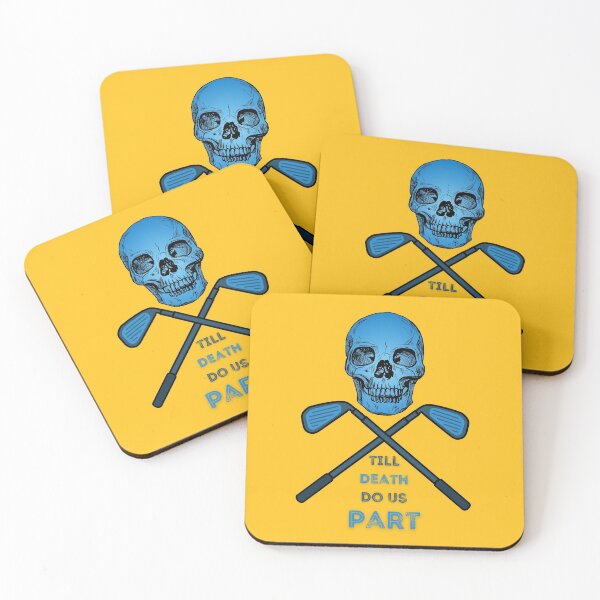 Item preview, Skeleton Golf Skull Till Death Do Us Part designed and sold by magna-aranea.