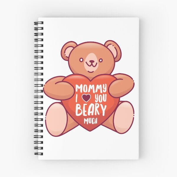 Item preview, Mommy I love you beary much Mothers Day Teddy Bear designed and sold by 99vectors.