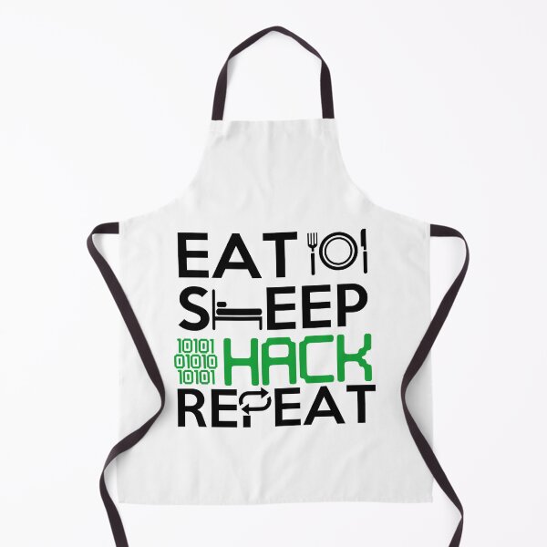 Item preview, Eat Sleep Hack Repeat Hacker tshirt hacking gift designed and sold by Mesyo.