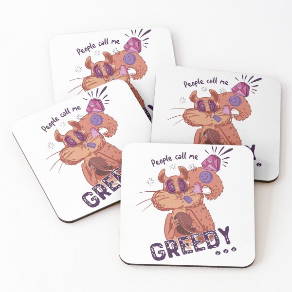 Item preview, Ardilla hambrienta "la gente me llama codiciosa" designed and sold by DresslessDesign.