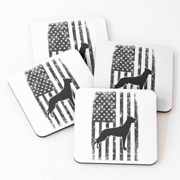 Item preview, Belgian malinois usa flag designed and sold by Babmk.