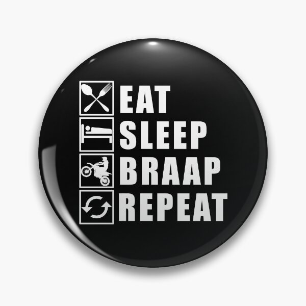 Artikelvorschau, Eat Sleep Braap Repeat entworfen und verkauft von Adel Qasem.