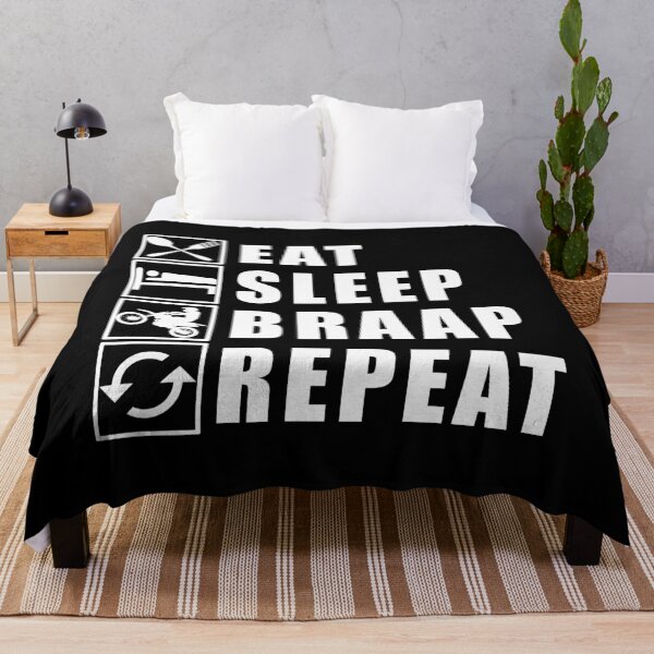 Item preview, Eat Sleep Braap Repeat designed and sold by Adel Qasem.