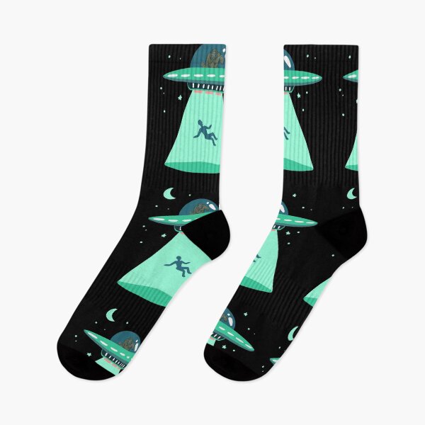 Item preview, Alien Bigfoot Abducting Humans | Human Abduction UFO Funny designed and sold by trendo.