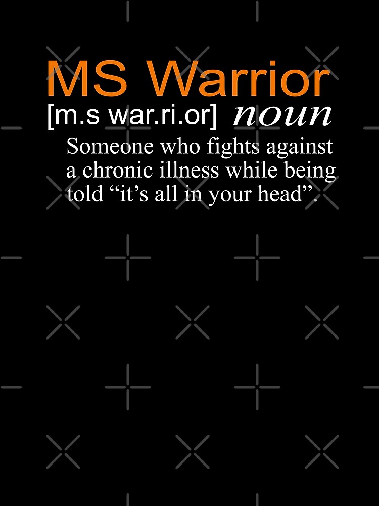 Thumbnail 3 von 3, Tuch, MS Warrior Definition, Multiple Sclerosis Awareness designt und verkauft von Ripper19.