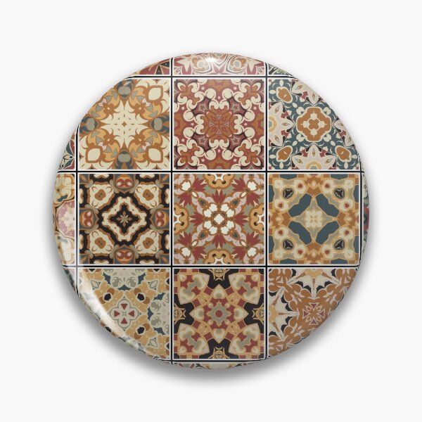 Item preview, Mosaic tile tribal pattern designed and sold by IrinaGuArt.