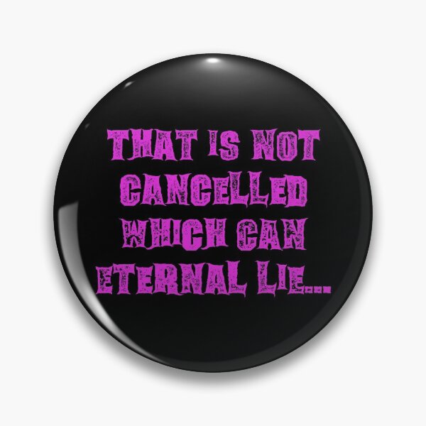 Item preview, That Is Not Cancelled Which Can Eternal Lie Purple designed and sold by WPahat.