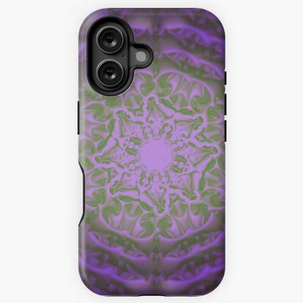 Bee Bloom Mandala 17 Sunrise nature flower pattern iPhone Tough Case