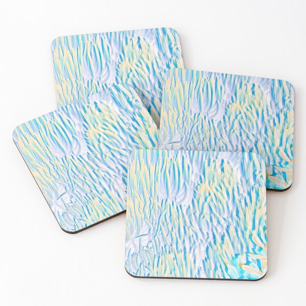 Item preview, coral confetti - aqua designed and sold by TheDiamondRiot.